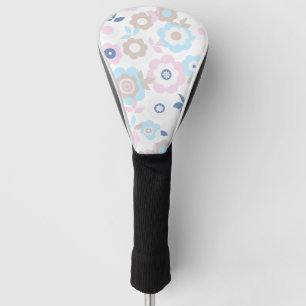Couvre-club De Golf Fleurs de printemps d'Eilin 3