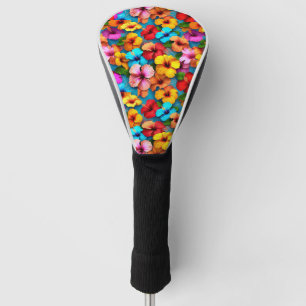 Couvre-club De Golf Fleurs multicolores florales Motif-36355