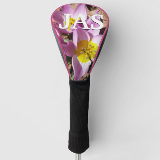 Couvre-club De Golf Floral de Pink