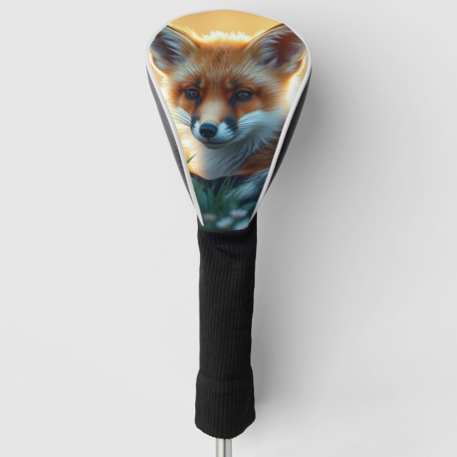 Couvre-club De Golf Fox au coucher du soleil (Devant)