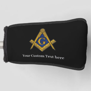 Couvre-club De Golf Freemason Carré et Compass Masonic Cadeau Golfer