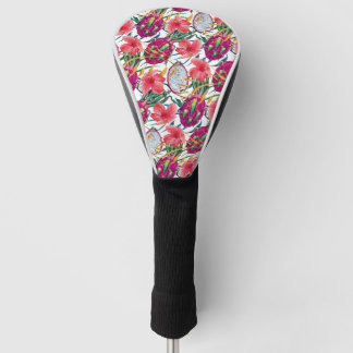 Couvre-club De Golf Fruit du dragon Floral Tropical Moderne Palmier Ve