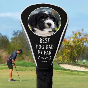 Couvre-club De Golf Fun Best Chien Papa Par Par Par Personnalisé Nom P