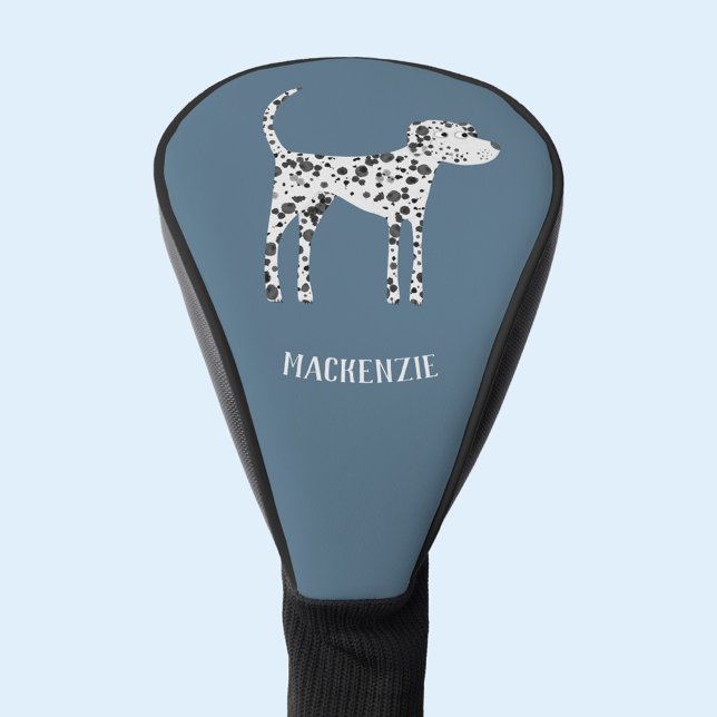 Couvre-club De Golf Fun Chien Dalmatien Personalisé Golf Head Cover (Dalmatian dog personalized golf head cover)