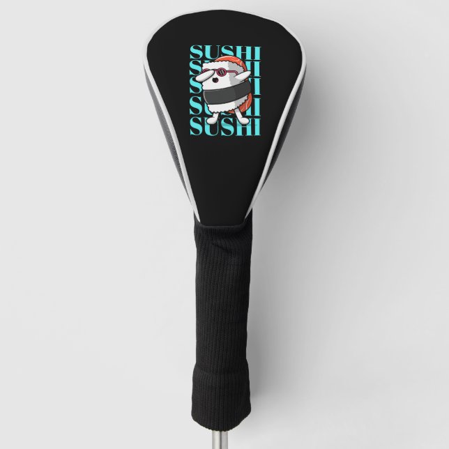 Couvre-club De Golf Fun Kawaii Sushi Dab (Devant)