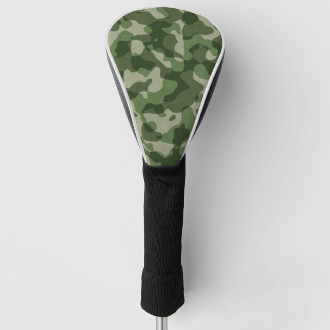 Couvre-club De Golf Funda para palo de golf  textura militar (Devant)