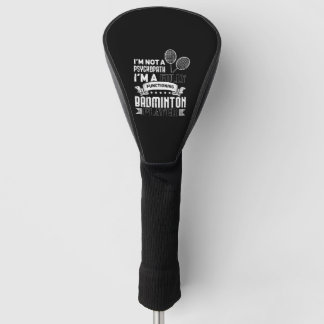 Couvre-club De Golf Funny Badminton