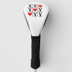Couvre-club De Golf Funny Valentine Hearts Coules Correspondant Amateu