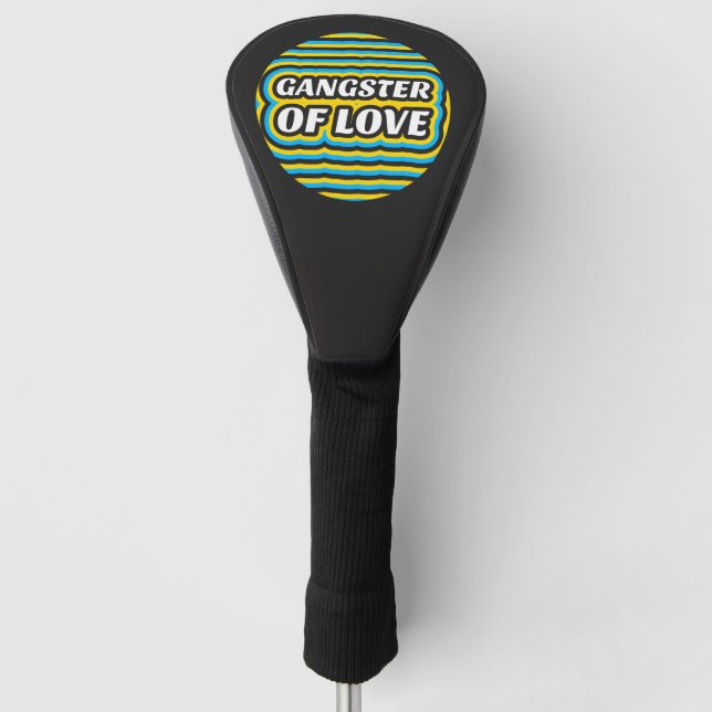 COUVRE-CLUB DE GOLF GANGSTER DE LOVE RETRO GOLF DRIVER COVER (Devant)