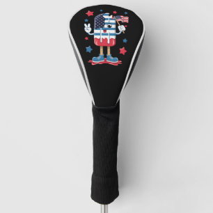 Couvre-club De Golf Garçons 14 Juillet Enfants Glace USA Drapeau Améri
