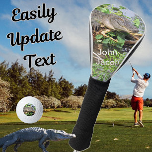 Couvre-club De Golf Gator - Alligator Driver Golf Club Couverture