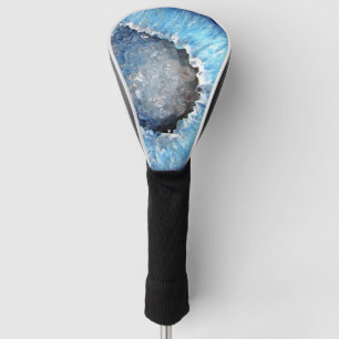 Couvre-club De Golf Géode cristal bleu tombé