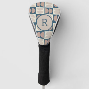 Couvre-club De Golf géométrique moderne du milieu du siècle