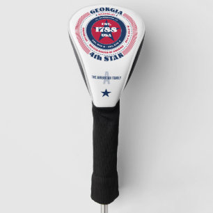 Couvre-club De Golf Georgia State Circle Custom Golf Head Cover