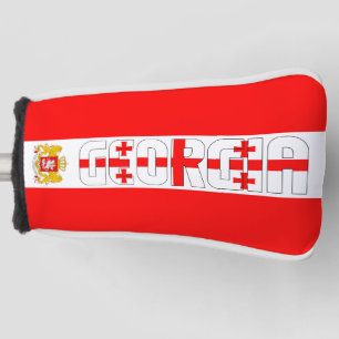 Couvre-club De Golf Géorgie Drapeau magnifique patriotique