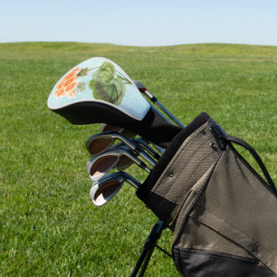 Couvre-club De Golf Géranium sur jean vieilli