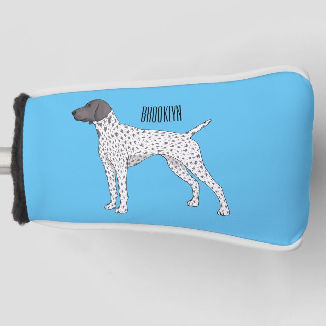 Couvre-club De Golf German Shorthred Pointer dog (Devant)