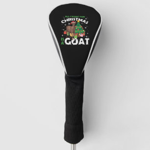 Couvre-club De Golf Goat For Christmas Funny Christmas