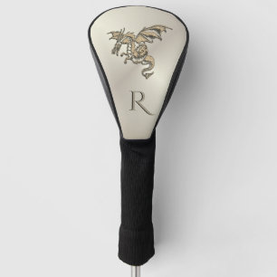 Couvre-club De Golf Golden Dragon