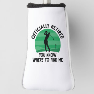 Couvre-club De Golf Golf à la retraite officielle