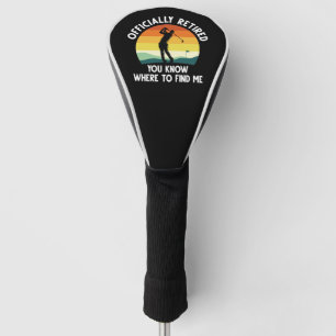 Couvre-club De Golf Golf à la retraite officielle
