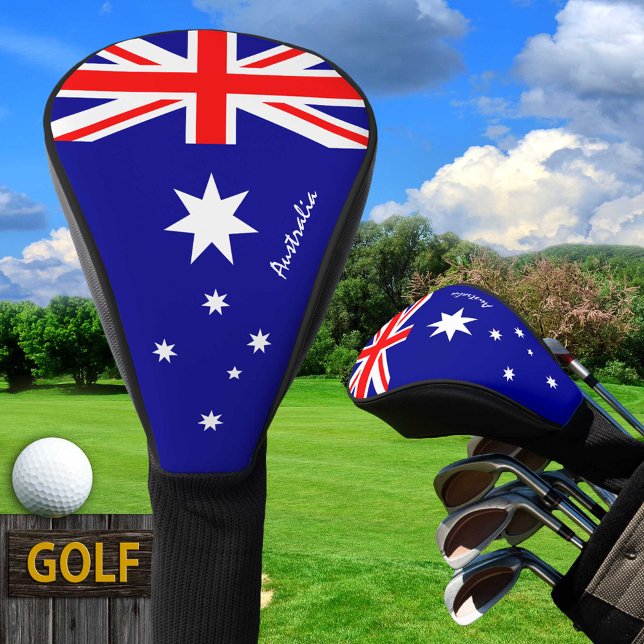 Couvre-club De Golf Golf Australie & Australie Drapeau /Clubs de golf  (Créateur téléchargé)