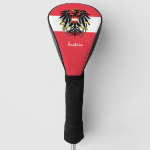 Couvre-club De Golf Golf Austria & Austrian Flag / Golf Clubs Couvertu