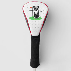 Couvre-club De Golf Golf Boston Terrier (noir) mignon chien