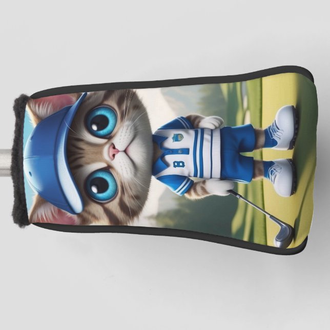 Couvre-club De Golf Golf Cat (Devant)