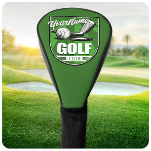 Couvre-club De Golf Golf Club NAME Pro Golfer Player Personnalisé