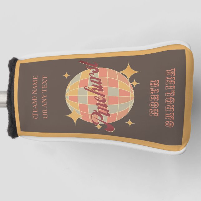 Couvre-club De Golf Golf de Pinehurst City en Caroline du Nord (Devant)