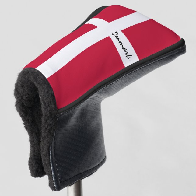 Couvre-club De Golf Golf Denmark & Danish Flag / Golf Clubs Couverture (Devant 3/4)
