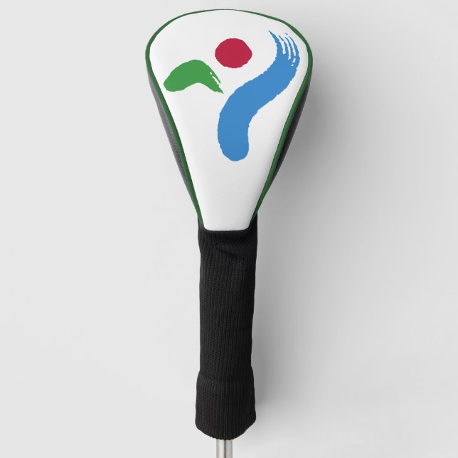 Couvre-club De Golf Golf Driver Cover with Flag of Seoul, South Korea (Devant)