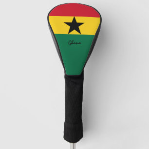 Couvre-club De Golf Golf Ghana & Ghanaian Drapeau / Clubs de golf Couv