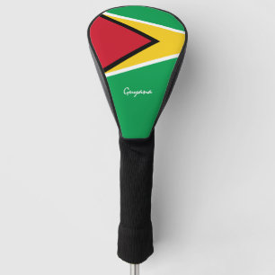 Couvre-club De Golf Golf Guyana & Guyana Drapeau /Clubs de golf Couver