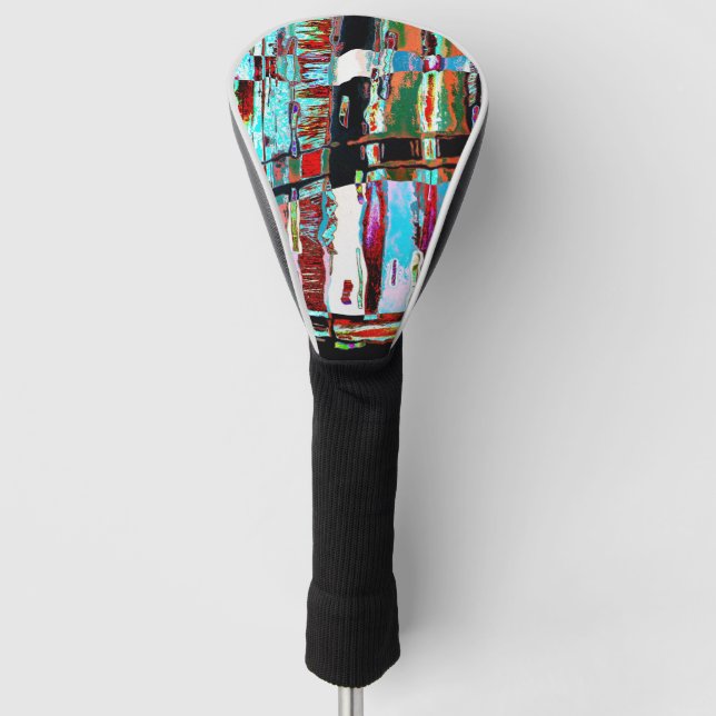 Couvre-club De Golf Golf Head Cover – Collapse Reflection Abstract  (Devant)