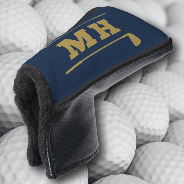 Couvre-club De Golf Golf Initiales Classique Préparatoire Athlétique N (Créateur téléchargé)