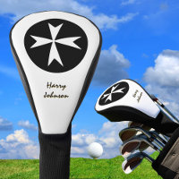 Golf Malte, drapeau & monogrammed Maltese Cross
