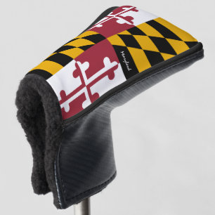 Couvre-club De Golf Golf Maryland & Maryland Drapeau / Clubs de golf C