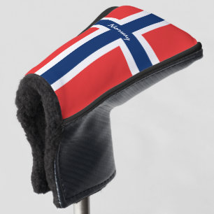 Couvre-club De Golf Golf Norway & Norwegian Flag / Golf Clubs Couvertu