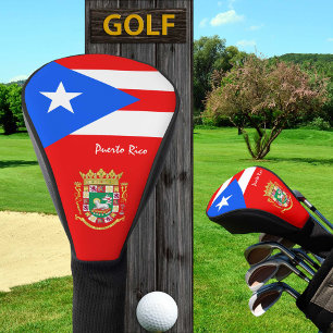 Couvre-club De Golf Golf Porto Rico, Golf Clubs, Drapeau Portoricain