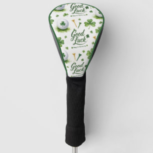 Couvre-club De Golf Golf St. Patrick avec balle de golf pour golfeur