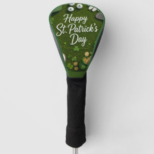 Couvre-club De Golf Golf St. Patrick avec balle de golf pour golfeur