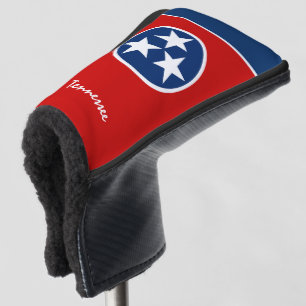 Couvre-club De Golf Golf Tennessee & Tennessee Drapeau / Clubs de golf
