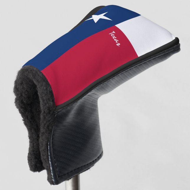 Couvre-club De Golf Golf Texas & Texas Drapeau / Golf Clubs Couverture (Devant 3/4)