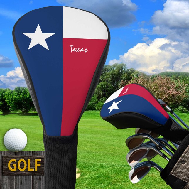 Couvre-club De Golf Golf Texas & Texas Drapeau / Golf Clubs Couverture (Créateur téléchargé)