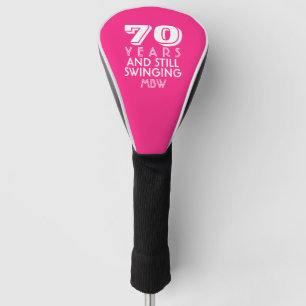 Couvre-club De Golf Golfer 70e anniversaire ou tout âge personnalisé