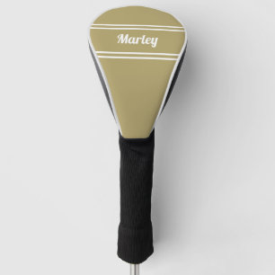 Couvre-club De Golf Golfeur personnalisé Sports Moderne Monogramme Ten