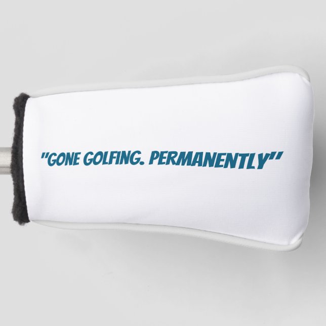 Couvre-club De Golf Gone Golfing (Devant)