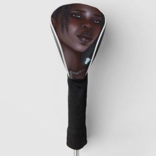 Couvre-club De Golf Goth fille noire mignonne